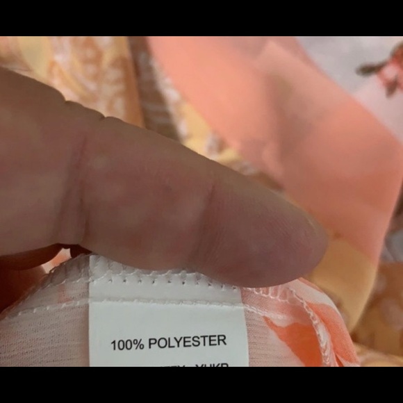 MOA MOA NWT YELLOW ORANGE FLORAL LEOPARD DUSTER 3X - Picture 6 of 9